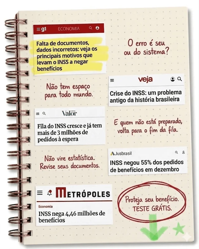 Análise de laudo INSS